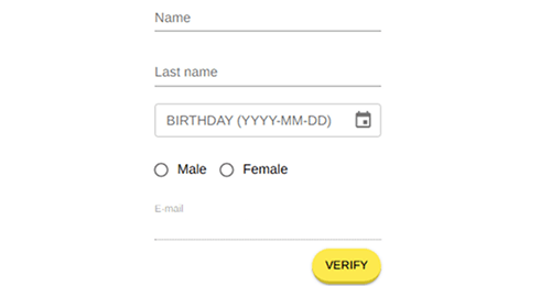 Confirm your profile