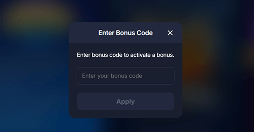 Redeem the promo code Redeem the promo code