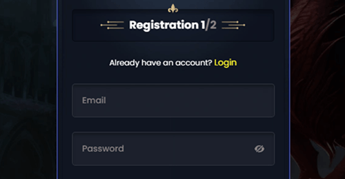 Sign up for an account Sign up for an account