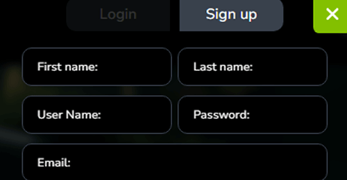 Opening a gaming account