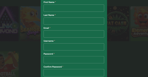 Fill out the registration form