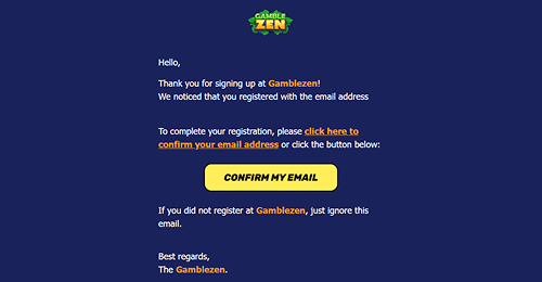 Confirm your email Confirm your email