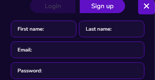 Register an account