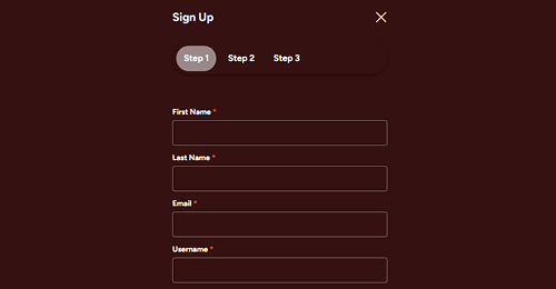 Create a casino account
