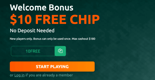 Use your no deposit bonus
