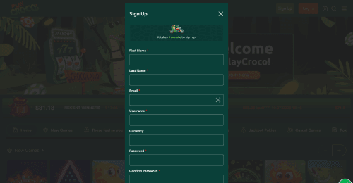 Register a gambling account
