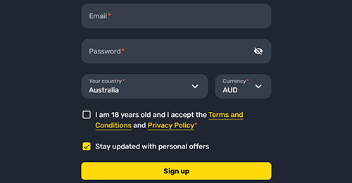 Register your account Register your account