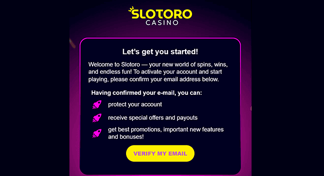 Confirm your account Confirm your account