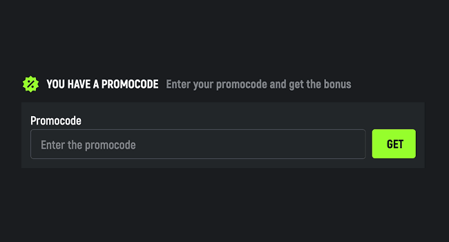 Activate the bonus in your account