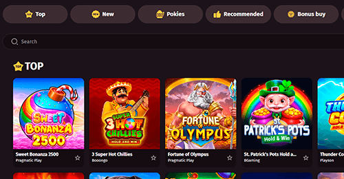 Start playing at no cost