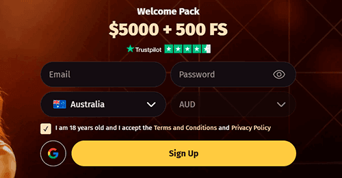 Register your account